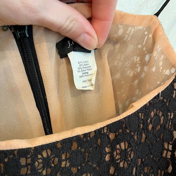 J. Crew lace sheath dress, navy, size 4 - Picture 5 of 6